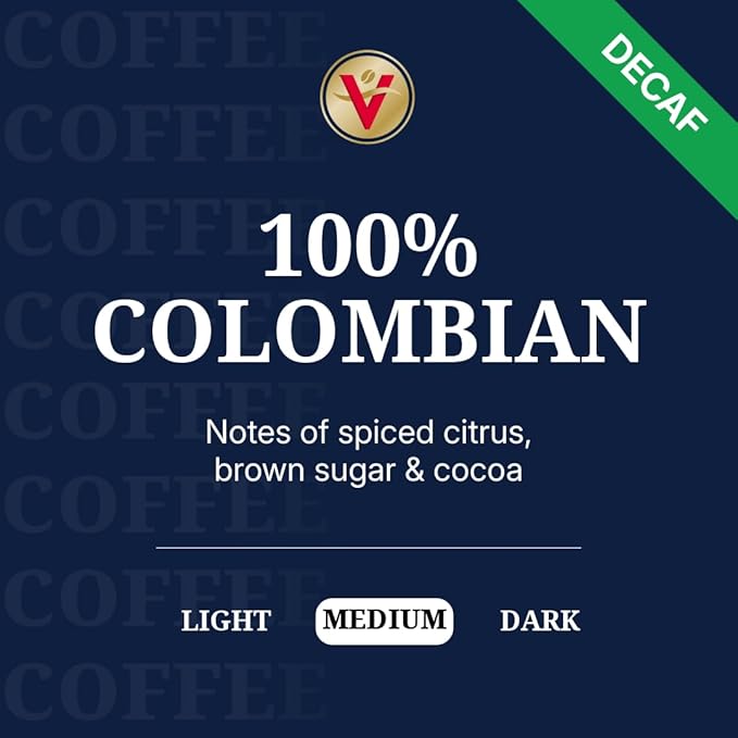 Victor Allen's Coffee Decaf 100% Colombian, Medium Roast, 80 Count, Single Serve Coffee Pods for Keurig K-Cup Brewers