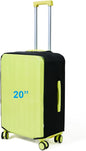 Clear Luggage Cover Protectors For Suitcases,Elastic Transparent waterproof PVC Suitcase Covers Protector Fit 20-30 Inch wheeled Luggage (20")