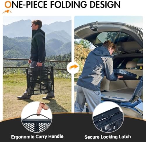 Portal 4 ft Folding Camping Grill Table Heavy Duty Portable Outdoor for BBQ