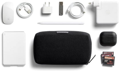 Bellroy Tech Kit (Tech Accessories Organizer Pouch, Zipper Closure Design, Stores Power Bank, Phone Charger, Cables & More, Internal)