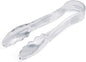 New Star Foodservice Utility Tong, High Heat Plastic, Scalloped, Set of 12 (6-Inch, Clear)