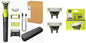 Philips Norelco OneBlade 360 with Connectivity Face & Body Hybrid Electric Trimmer & Shaver, QP4631/90 + Philips Norelco Genuine OneBlade 360 Blade Replacement Blades, 2 Count, QP420/80