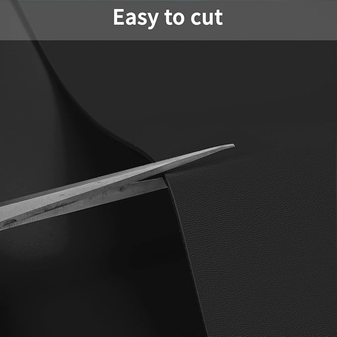 Runner for Dresser Top Bedroom - 17x90 Inch Waterproof Easy to Clean Can Conceal Flaws Protector The Table Top from Scratches Used for Coffee Table Dresser(Black+Black 17x90)