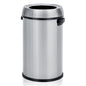 Garvee 17 gal/65 L Trash Can, Fingerprint-Proof Stainless Steel Open Top Garbage Can, Heavy Duty Commercial Round Trash Bin for Restaurant, Home, Office, Silver