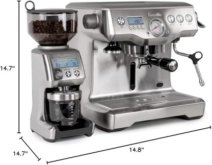Breville Dynamic Duo Dual Boiler Espresso Machine and Smart Grinder Pro Package, Stainless Steel - BEP920BSS