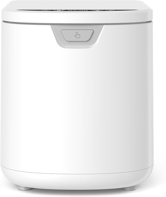4L(Max) Electric Composter for Kitchen, Smart Countertop Compost Bin with Low Noise, Odorless, Auto Self-Cleaning, LED Display, Turns Food Waste to Fertilizer for Home