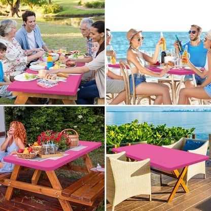 homing Rectangle Table Cloth Cover 8 Foot Elastic Fitted Tablecloth