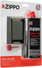 Zippo All-in-One Kit with Green Matte Windproof Lighter