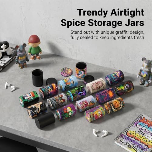 Aluminum Storage Jar Portable Airtight Smell Proof Container Bottle Multipurpose Storage Container for Spices, Coffee & Teas 70ml (Green)