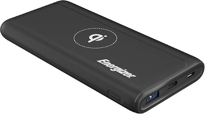 Energizer 10,000mAh Wireless Portable Charger Qi-Certified, 18W USB C Fast Charging PD 3.0 Power Bank for iPhone 16/15/14/13/12 Series, Samsung, Android Devices_QE10011PQ