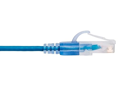 Monoprice SlimRun Cat6A Ethernet Patch Cable - Network Internet Cord - RJ45, Stranded, UTP, Pure Bare Copper Wire, 30AWG, 2 Feet, 10-color, 10-Pack