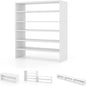 SIMOE 3-in-1 Adjustable Vertical Shoe Rack, 6-Tier Stackable Wooden Corner Storage Shelf for 18 Pairs, Space-Saving Organizer for Front Door Entryway, White
