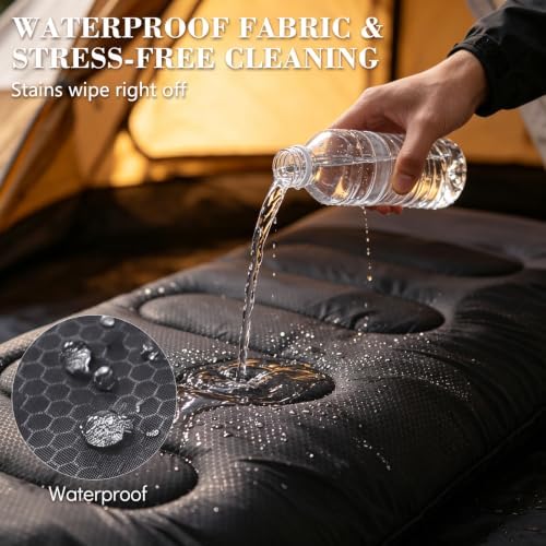 Sleeping Bags for Adults & Kids for Camping Hiking Trips Warm Cool Weather, Lightweight and Waterproof with Compression Bag, 3-4 Season Indoors Outdoors Activities