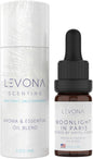 Levona Scent Essential Oil - Luxury Aroma for Home, Office, Hotel & Spa, Ideal for Humidifiers & Diffusers, Hotel Fragrance with Nutmeg, Lemon & Rose - 10ml / 0.33 fl oz, Moonlight in Paris