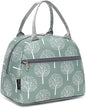 FlowFly Lunch Bag for Women Insulated Lunch Box Corduroy Lunch Tote Cooler for Travel Work Picnic, Dandelion