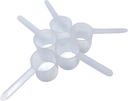 94 mL (94 CC | 3.18 Oz.) Long Handle Scoop for Measuring Coffee, Pet Food, Grains, Protein, Spices and Other Dry Goods (Pack of 5)