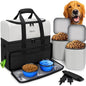 Mancro Dual Layers Dog Travel Bag, Dog Mom Gifts, Road Trip Essentials