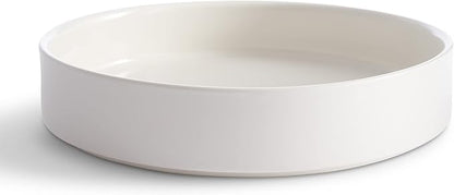 222 Fifth 12 Pieces Porcelain Dinnerware Set for 4, Elegant White Plates and Bowls Sets, Ceramic Dishes, Chip Resistant Kitchen and Dining Dish Set for Everyday Use, Microwave & Dishwasher Safe, Kaden