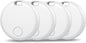 Air Tracker Tags-4 Pack: Smart Bluetooth Tracker, Item Finder Works with Apple Find My (iOS Only) App, Trakcer Tag Locator for Keys, Luggage, Satchel, Backpack etc. (Not for Android Devices)
