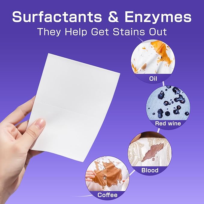 Soulink Lavender Laundry Detergent Sheets, 240 Loads - Eco-Friendly, Plant-Based, Hypoallergenic, No Plastic Jug