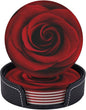 Drink Coasters with Holder Stand Set of 6
