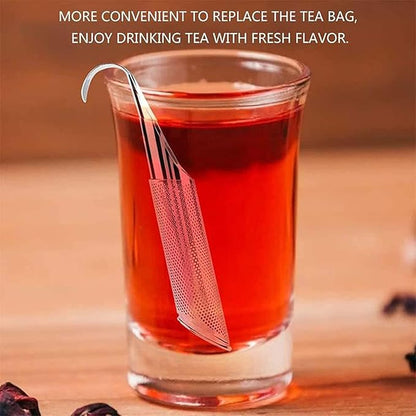 Stainless Steel Tea Diffuser & Strainers - 2PCS Long-handle Filters for Loose Leaf Tea, Coffee, Spices