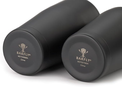Barfly Shaker Cocktail Tin, Set (18 oz and 28 oz), Matte Black