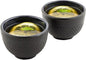 Restaurantware-Tetsubin 5 Ounce Cast Iron Tea Cups, Set Of 2 Hobnail Black Cups - Enamel Coated Interior, Durable, Black Cast Iron Asian Tea Cup, For Homes or Restaurants, Corrosion-Resistant