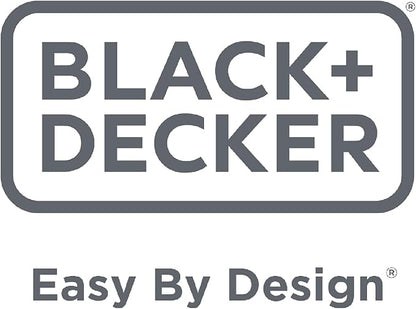 BLACK+DECKER Magnetic Cord Organizer Holder, 6 Pack Magnetic Cable Clips, Under Desk Cable Management, Strong Adhesive Cord Holder for Nightstand Kitchen Appliances Car Wall Office (Black)