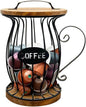 Coffee Pods Holder Organizer, Large Capacity Nespresso Storage and Organization Creamer Container Basket for Kitchen Counter Countertop Office Kpop Desktop Stand organizador de cafe (with Lid)