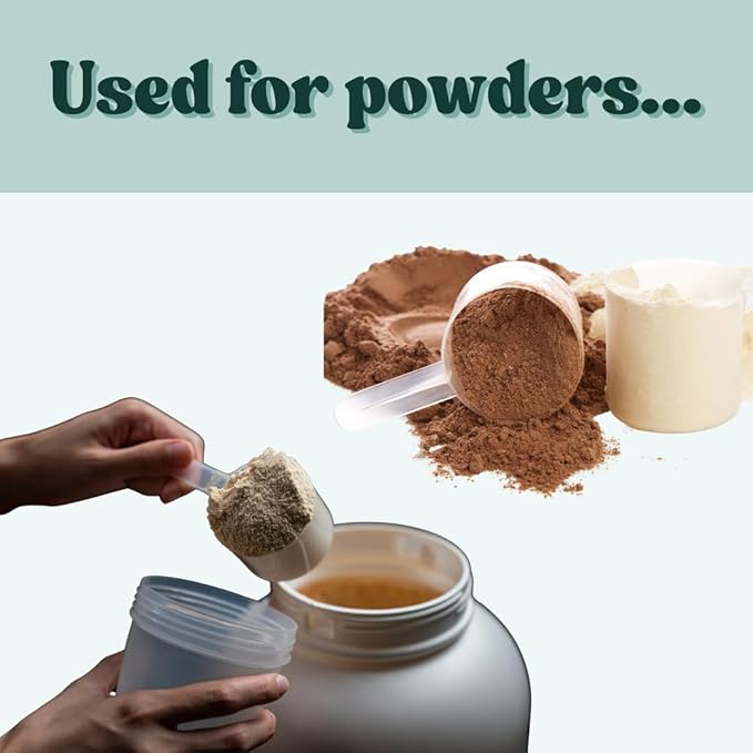 1 Cup (8 Oz. | 250 mL) Scoop for Measuring Coffee, Pet Food, Grains, Protein, Spices and Other Dry Goods (Pack of 25)