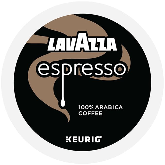 Lavazza Espresso, Single-Serve Keurig K-Cup Pods, Medium Roast Coffee, 60-Count Box (6 Packs of 10)