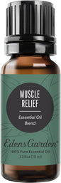 Edens Garden Muscle Relief Essential Oil Blend- 100% Pure Premium Grade, Undiluted, Natural, Therapeutic, Aromatherapy, The Best for Diffusing, Skin, Face, Humidfiers 10 ml (.33 fl oz)