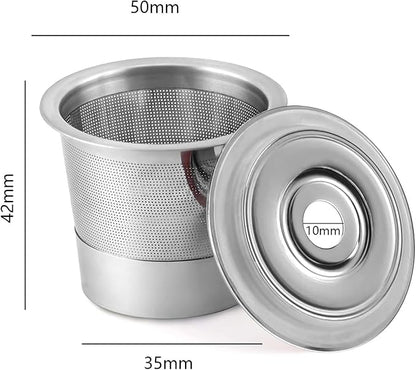 Reusable K Cups Stainless Steel Coffee Capsuled Cup Refillable Coffees Capsuled K Cups Filter Accessories Universals Reusable Pods