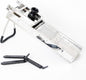 Lehman's Foldable Mandoline Veggie Slicer, Interchangeable Blades for All-In-One Vegetable Slicing, Easy to Clean, Store Flat