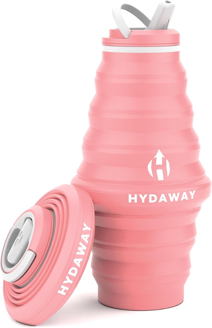 HYDAWAY 25oz Collapsible Water Bottle - BPA-Free, Leakproof, Lightweight, and Space-Saving - Perfect for Hiking, Travel, and All-Day Hydration