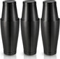 Sabary 6 Pcs Cocktail Shakers Professional Bar Shaker Boston Set Stainless Steel Martini Drink Mixer Basic Tool Weighted Shake Metal Can Cocktail Shaker Set, 18 Oz, 28 oz (Sanding Black)