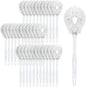 LOLA Toilet Bowl Brush w/Curved Head, 36 Pack, Coated Wire, Durable Poly Bristles, Reaches Under Toilet Bowl Rim