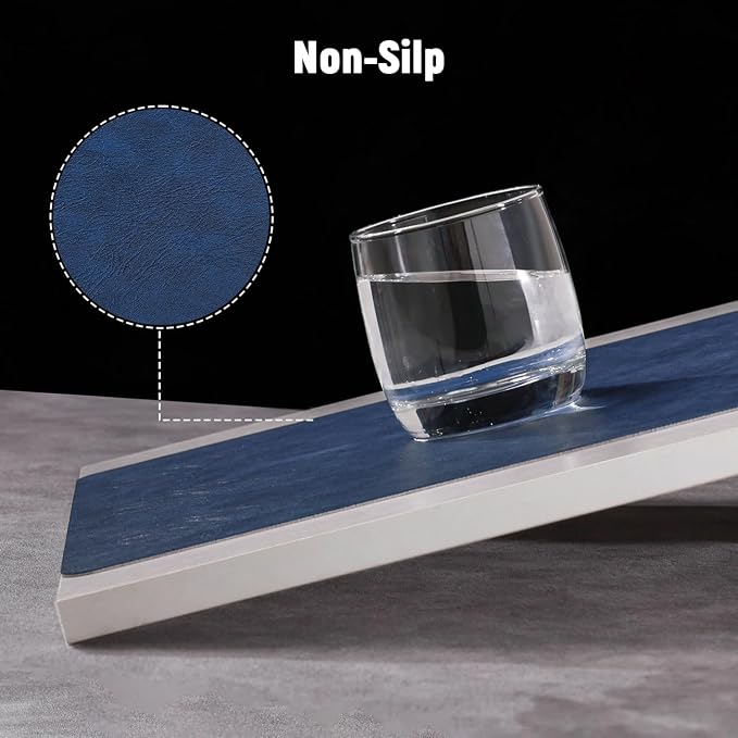 Vinyl Placemats Set of 6, Dual Sided Place Mats