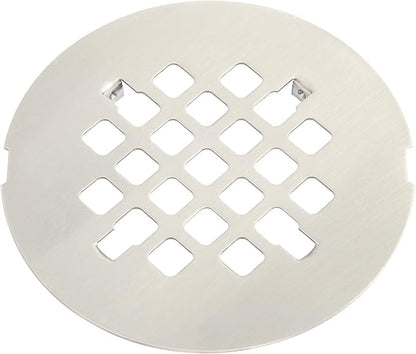 Artiwell 4-1/4” OD Snap-in Shower Drain Cover, Round Shower Drain Strainer Grid, Replacement Cover, Designed for Long-Lasting