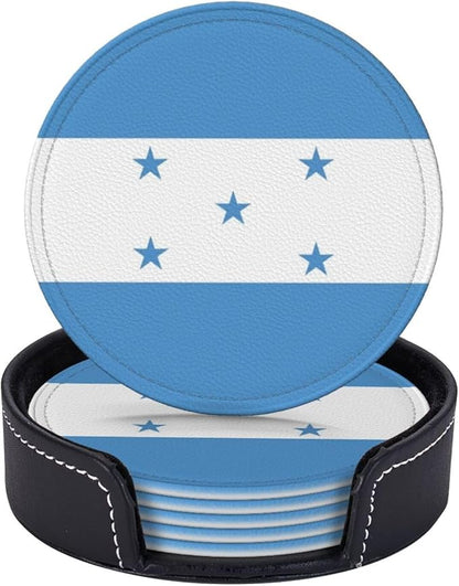 Honduras Flag Coasters for Drinks