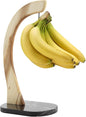 everous Banana Hanger black Marble Base,Modern Banana Holder Tree Stand for kitchen home None Slip Banana Rack Banana holder stand