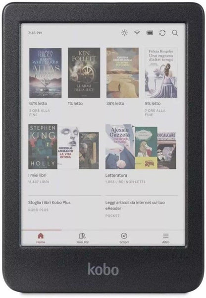 Kobo Clara Colour | eReader | 6” Glare-Free Colour E Ink Display | Dark Mode Option | Waterproof | Audiobooks | 16GB of Storage | Black