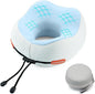 Thickened Travel Neck Pillow for Airplanes for Women, Adjustable Right Amount of Height 360° Support Memory Foam Neck Pillow, Portable Plane Pillow for Sleeping