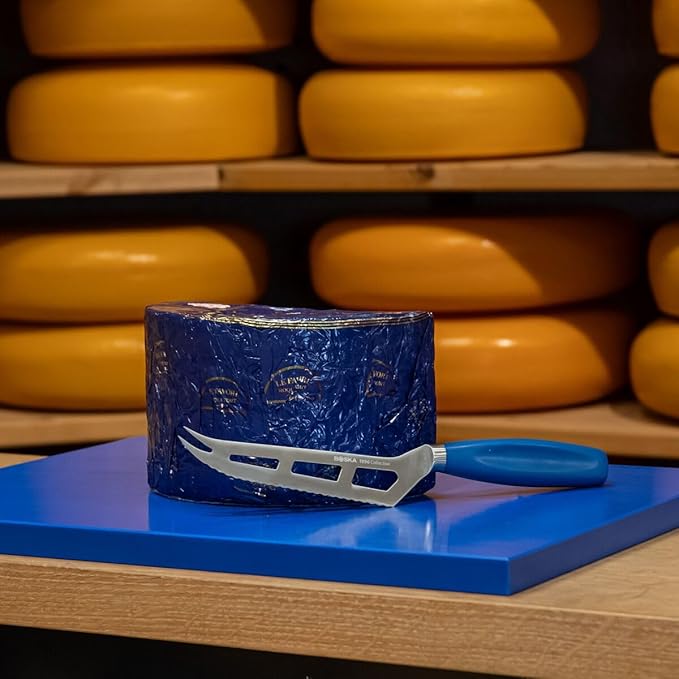 BOSKA Universal cheese cutter blue 140 mm - Full-tang - Premium Quality - German Steel - HACCP Knife - Cheese knife - For professional use - Multi use (vegetables and fruit)
