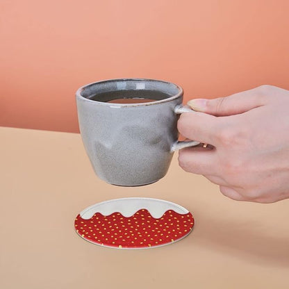 6 Pack Funny Strawberry Coaster