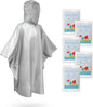 SaphiRose Disposable Rain Ponchos Emergency Clear Poncho