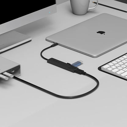 SABRENT USB-C Hub 5-in-1 with 4K HDMI, 100W PD Charging (Input Only), 1x USB 3.0, 2X USB 2.0 – No Data on USB-C Port – Compatible with MacBook, Windows, Linux (HB-TC5P)