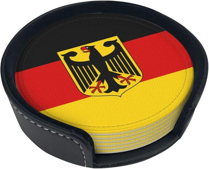 Germany Flag Coasters for Drinks