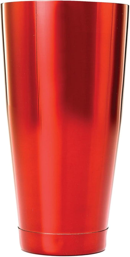 Barfly Cocktail Tin, Large 28 oz (828 ml), Red